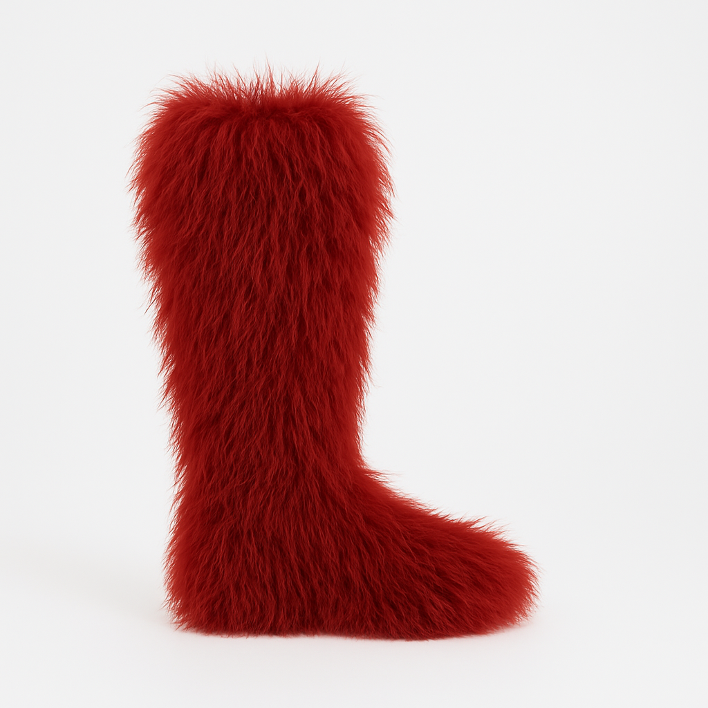 Poodle Fur Rise Boots