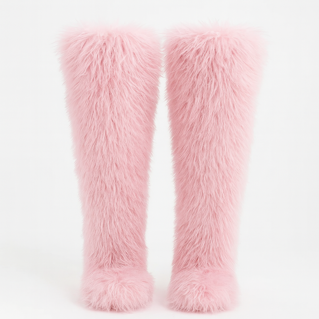 Poodle Fur Rise Boots