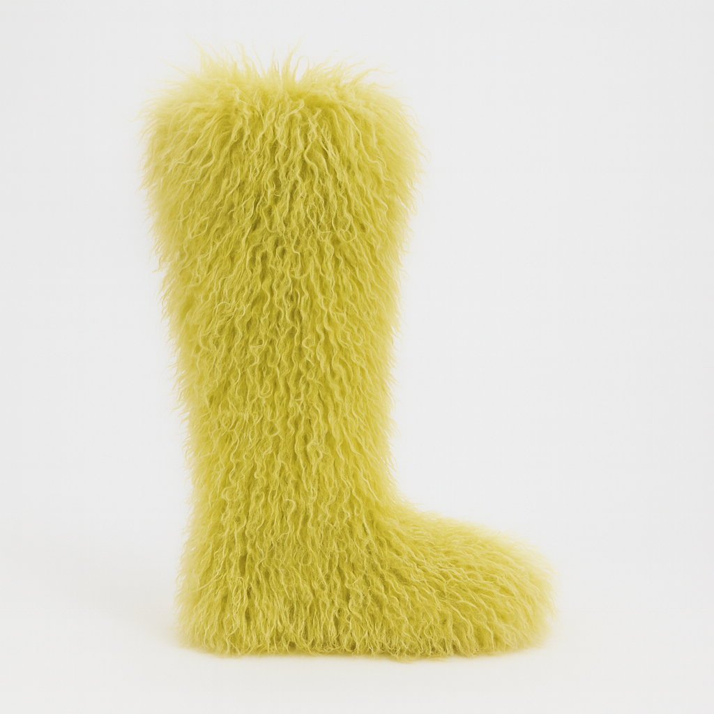 Poodle Fur Rise Boots